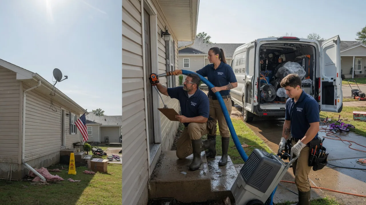 Ceiling Water Damage Restoration in Jackson, OH near me